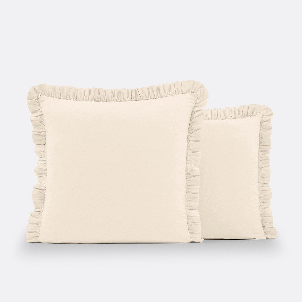 Taie D'oreiller Bleu Foncé Unie, 75x75cm, 100% Coton - J&K Markets