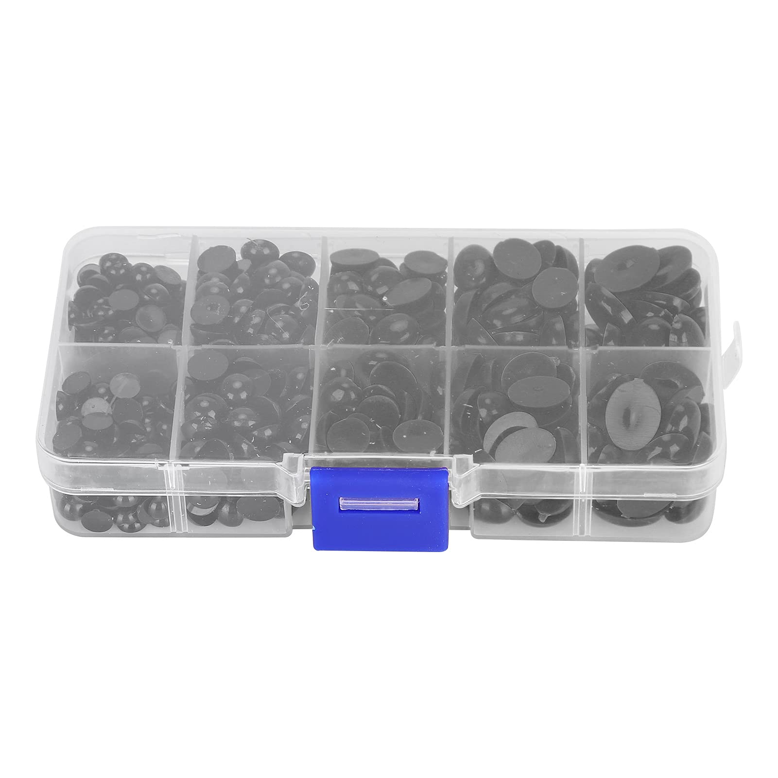 Nez En Laine Pour Poupées En Peluche - Lot De 100, Multicolores, 2.5x1.6 Cm, Pour Loisirs Créatifs Et Couture
