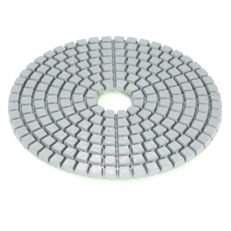 Lot de 11 disques de polissage diamant 4 pouces avec support, pour granit, marbre, pierre, carrelage, céramique et béton - 6