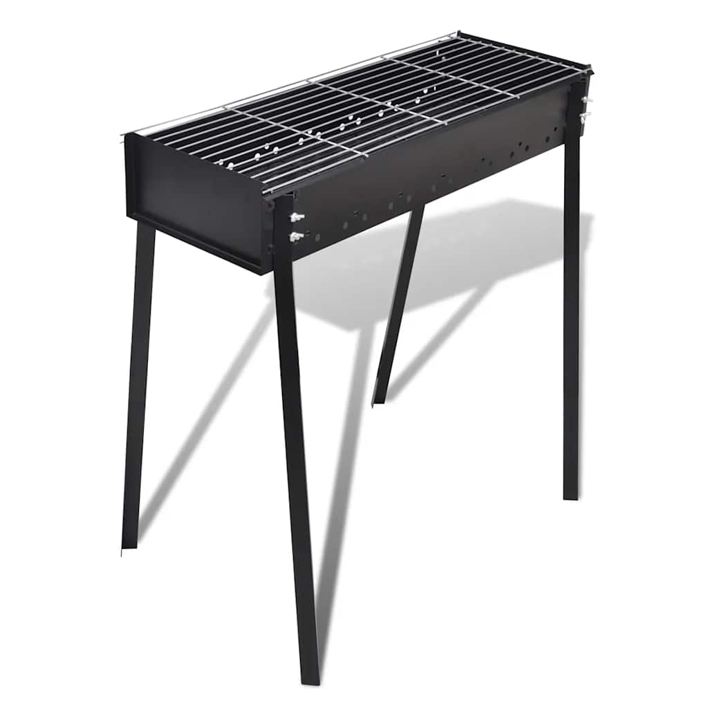 Vidaxl Carbón Barbacoa De Cuadrada Con Soporte - Imagen 2