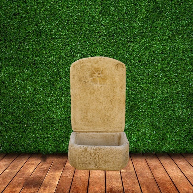 Fuente de Jardín en Hormigón Piedra con Grifo - Main Image