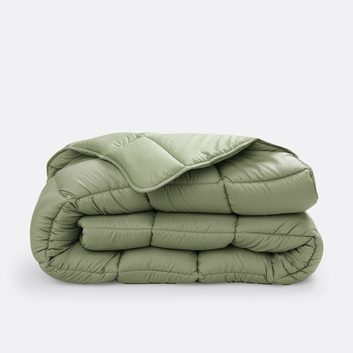 Couette été colorée - Vert eucalyptus - 140 x 200 cm - 2