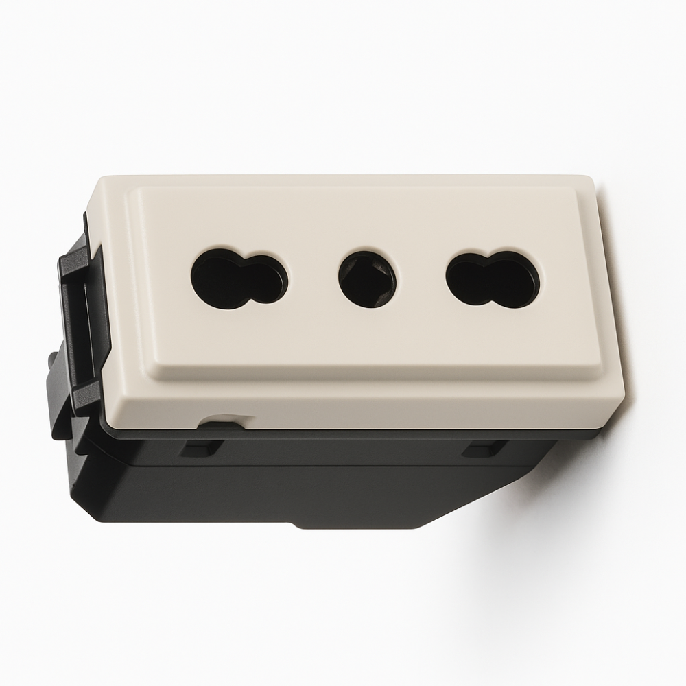 Bticino A5180R - Presa bipasso 10/16A 250Vac 2P+T - Punto Luce