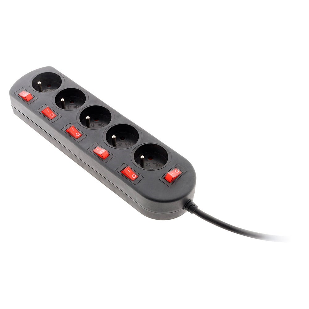 Bloc SONO 5 prises 16A 2P+T + 6 interrupteurs 3m - Zenitech - 4