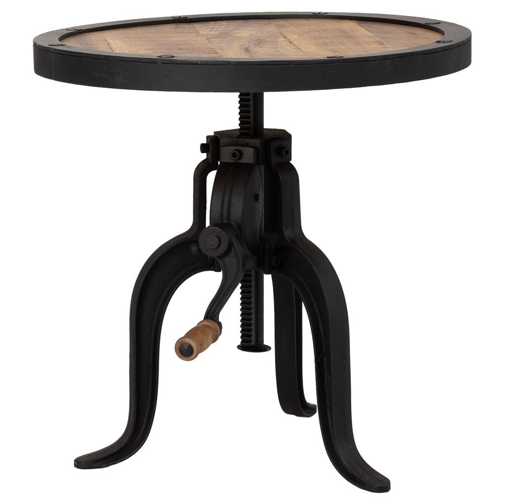 Table réglable en hauteur naturel D51x48 | Leroy Merlin