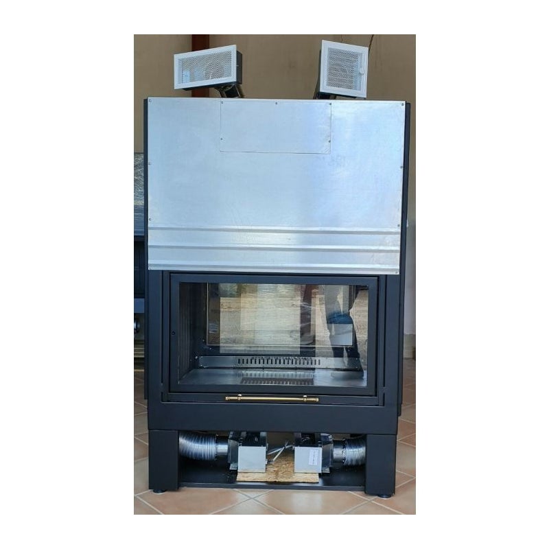 Imar kominek wentylowany na drewno mod. 90 dwustronny