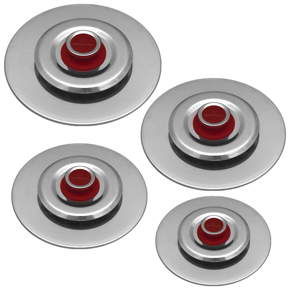Set di 3 ciotole per miscelare in acciaio inox con coperchi visibili e segni di misurazione, set di ciotole in metallo per cucinare la cottura e preparare, 1,5 l, 3 l e