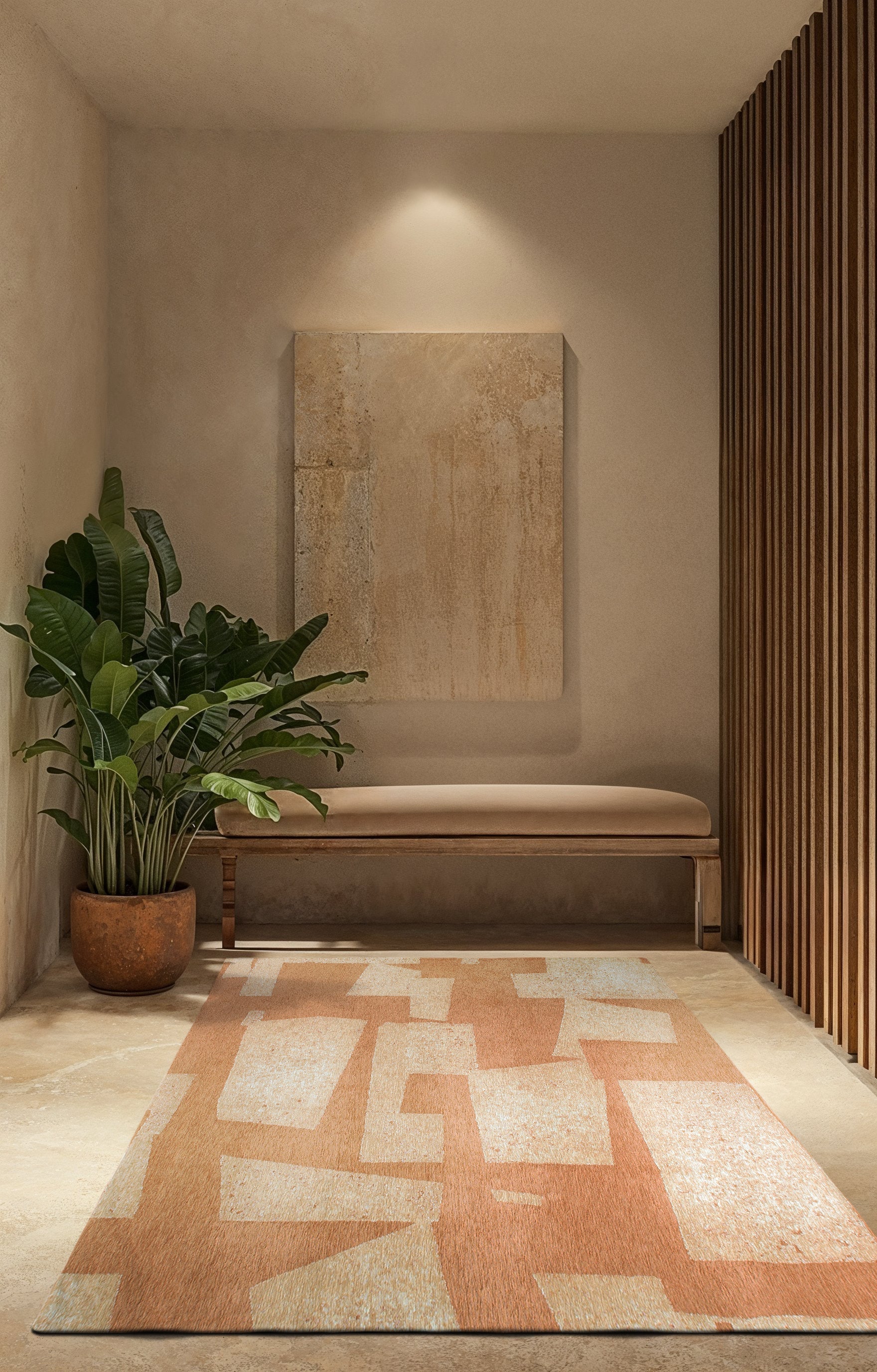 Tapis de salon moderne tissé plat SPRING 80x150 cm - 2