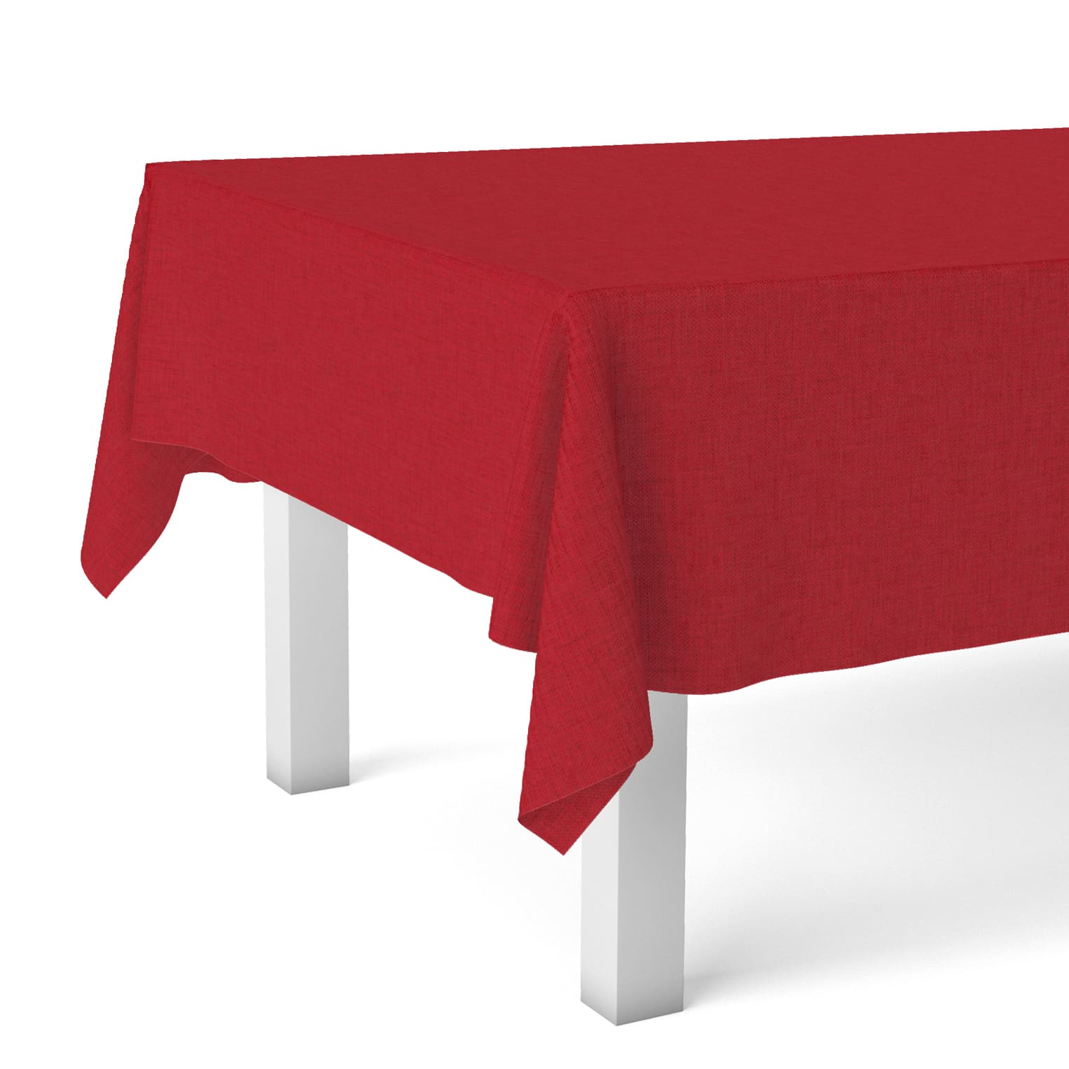 Mantel Resinado Antimanchas 100x140cm Levante Rojo Donegal Collections - 2