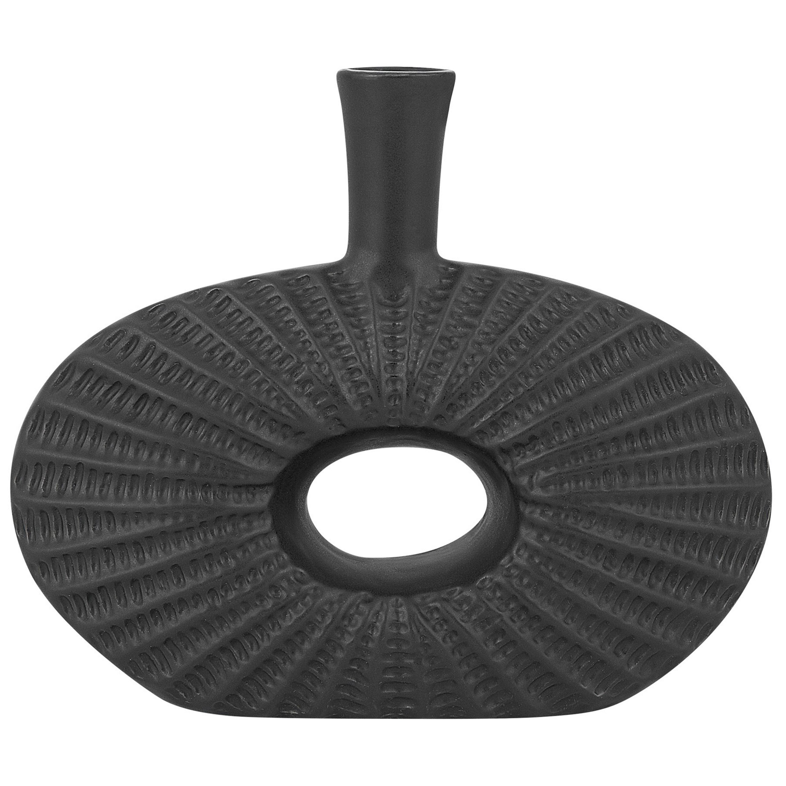 Vaso Decorativo Balvi Silhouette - Design Yoga In Metallo E Vetro, Nero - Foto 4