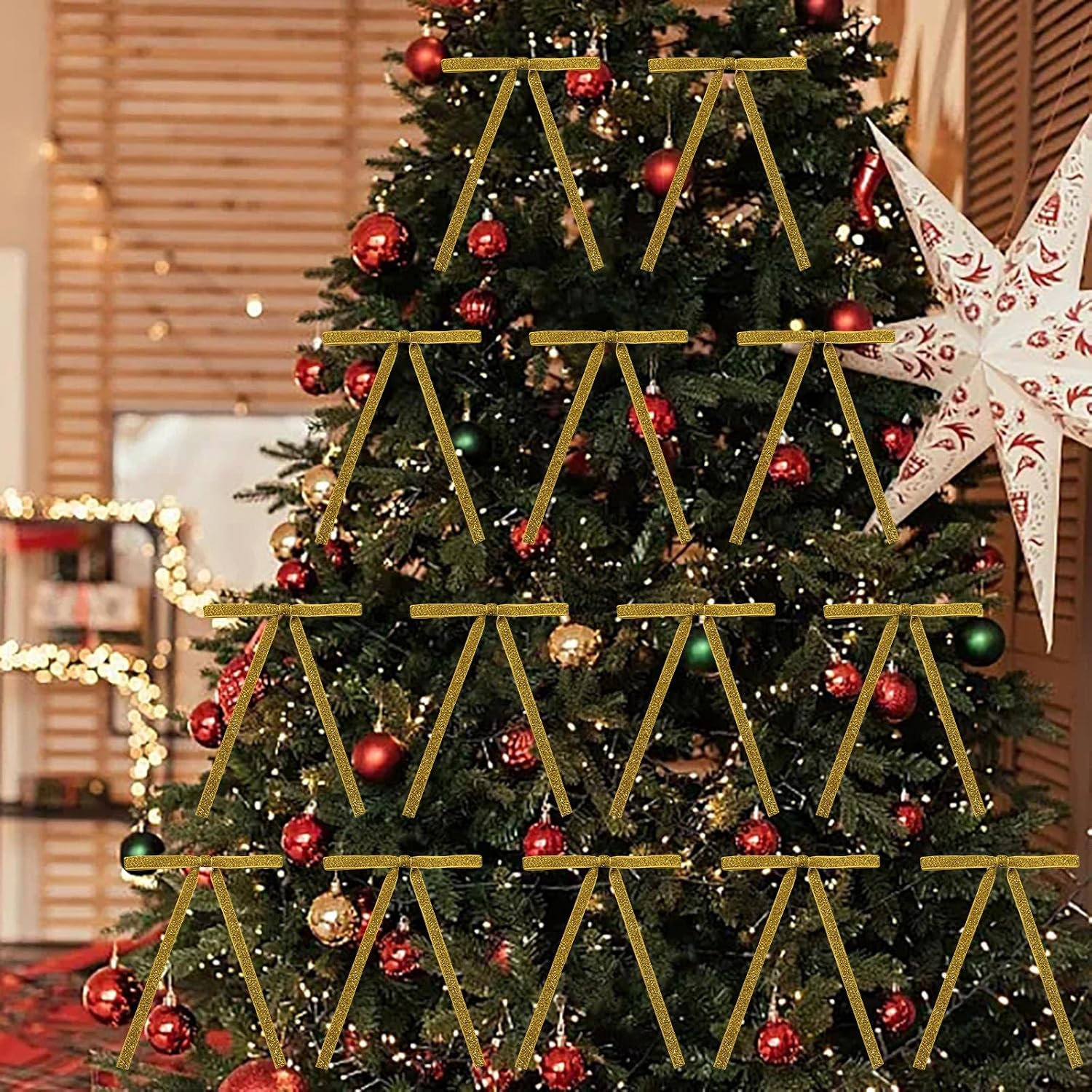 Lot De 27 Décorations De Noël Vintage - Guirlandes, Boules Rose Et Violet