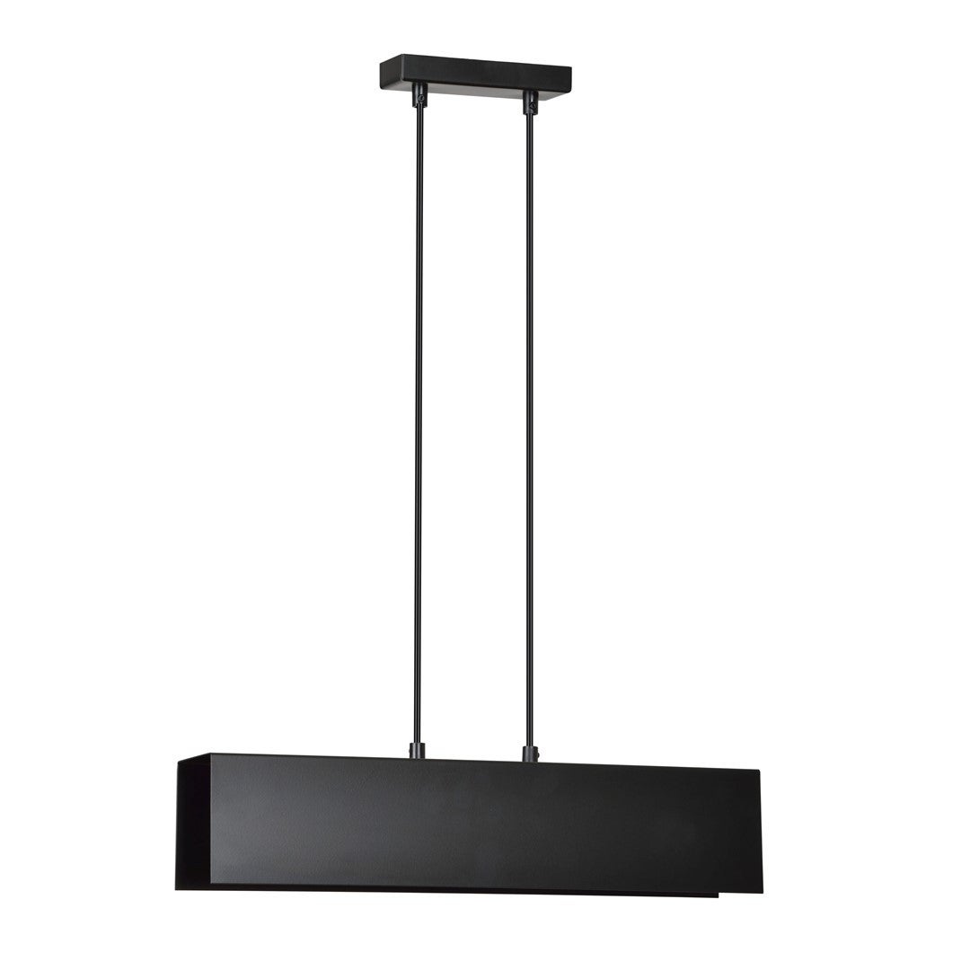 Lampa wisząca Gentor czarna 2xE27x15W wym: 100 x 48 cm metal Emibig
