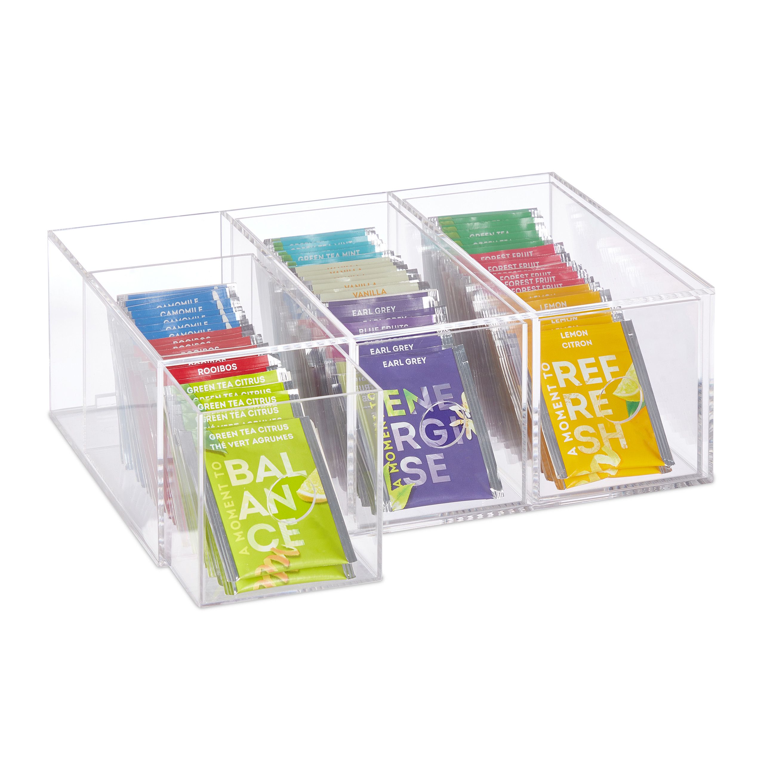 LANSKYLAN Porta Bustine Da Tè, Contenitore Per Bustine Da Tè, Scatola Porta Bustine Di Tè A 3 Cassetti, Mobiletto Cucina Con Cassetti, Portaspezie In Plastica, Per Spezie, Tè In Bustina, Cialde Caffè : Amazon.it: Casa E Cucina