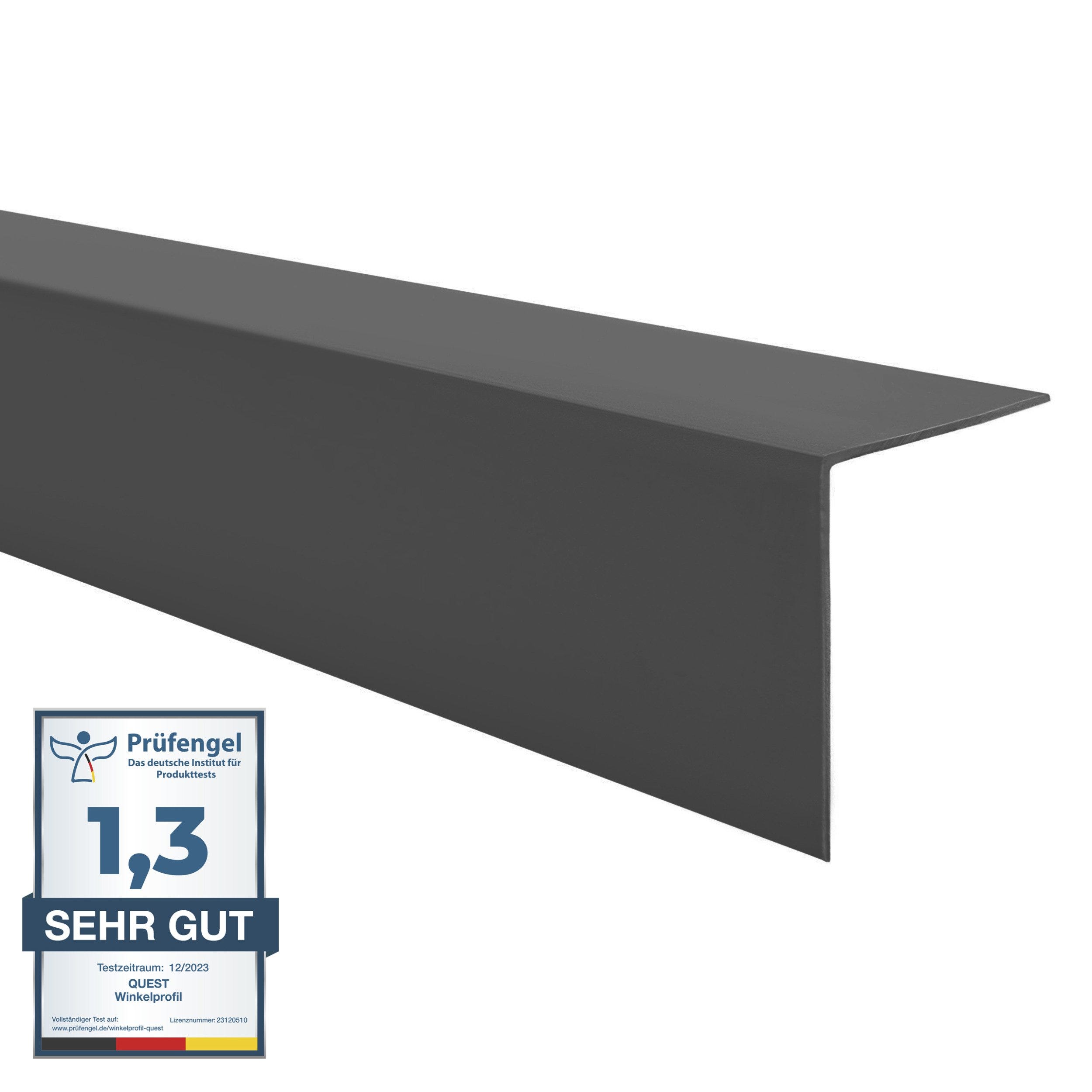 Angulares Pvc QUEST Perfil angular de PVC, 20x20mm, 2m ángulo rígido, perfil ...