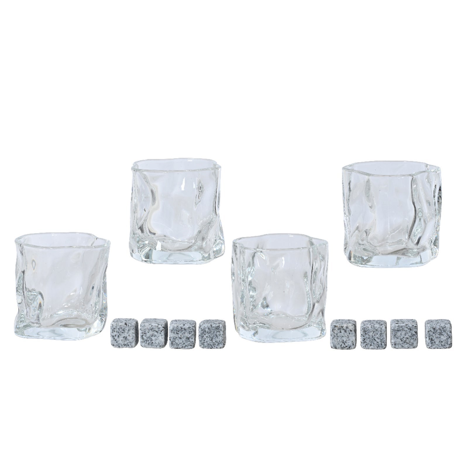 Topkapi McDalford Set 6 Bicchieri Da Whisky Con Effetto Trottola - 420ml, Lavastoviglie, Per Cocktail E Drink - 2