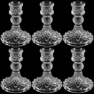 Chandelier Moderne Rétro Lot 3 Bougeoirs Noirs Vintage - Hauteurs 23/28/33cm Pour Bougies 2.2cm Maison Décoration Bougeoirs Mariage Maison