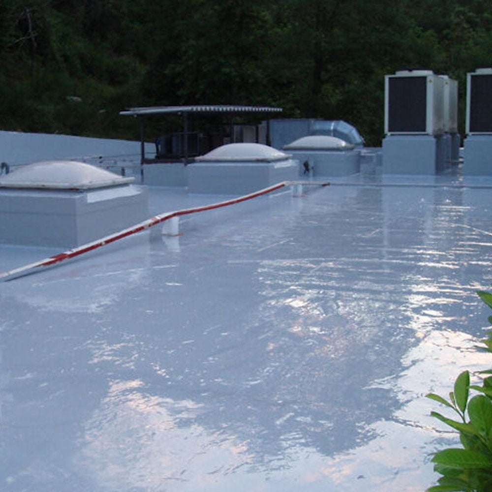 Goma Líquida de Poliuretano con Catalizador 25Kg- Gris Perla - impermeabilizante para terrazas y cubiertas transitables. Evita filtraciones de agua - 7