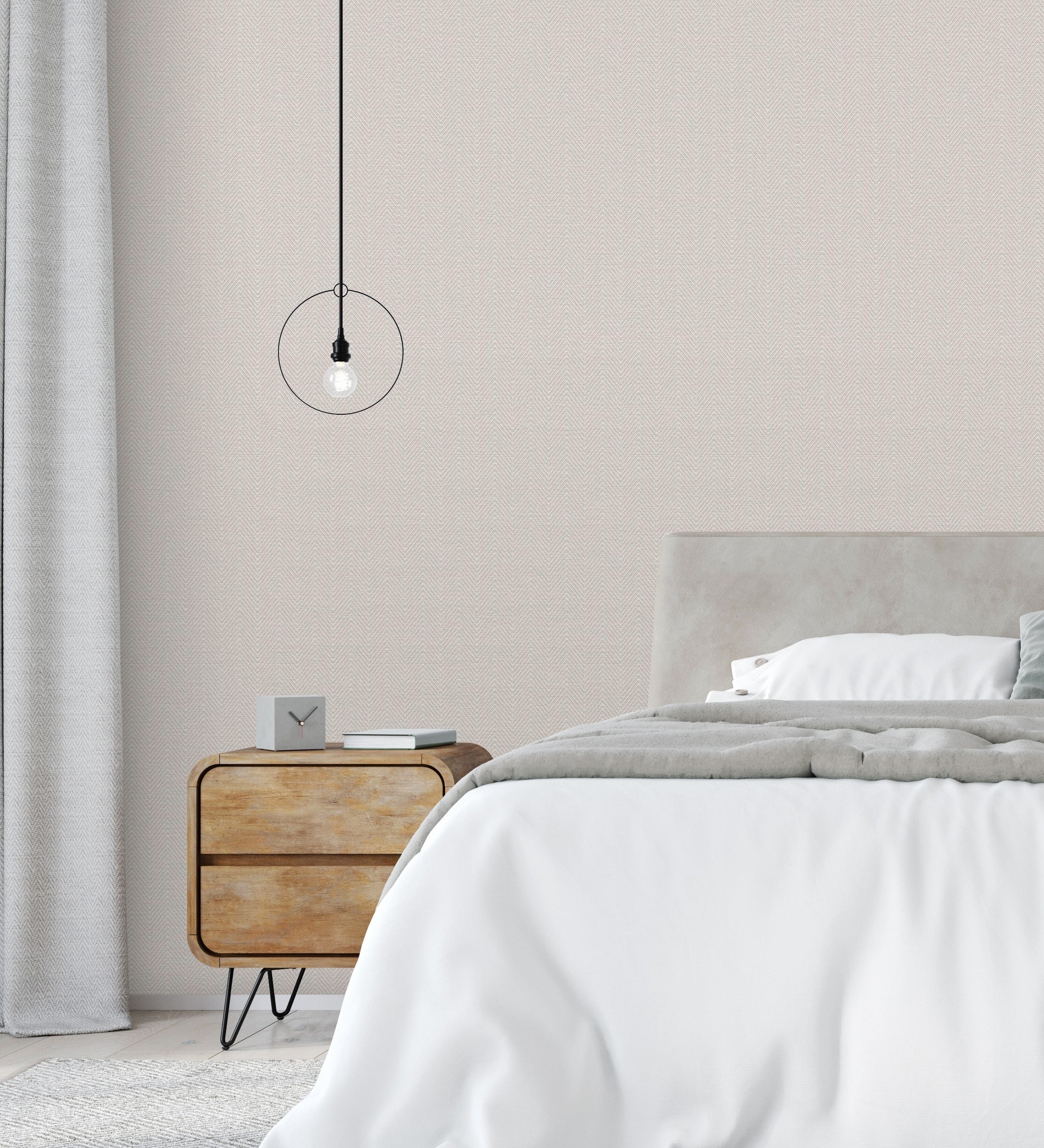 Papel pintado vinílico lavable de espigas con textura en relieve - Delhi 680976 de GAULAN - Rollo de 10 m x 1,06 m - 5