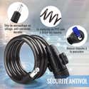SJLERST Looped Câble de Sécurité en Acier Inoxydable pour Vélo à Câble SJLERST Looped Câble de Sécurité en Acier Inoxydable pour Vélo à Câble