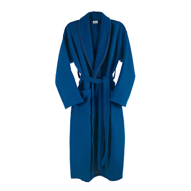 PEIGNOIR Adulte Nid d'abeille 100% coton