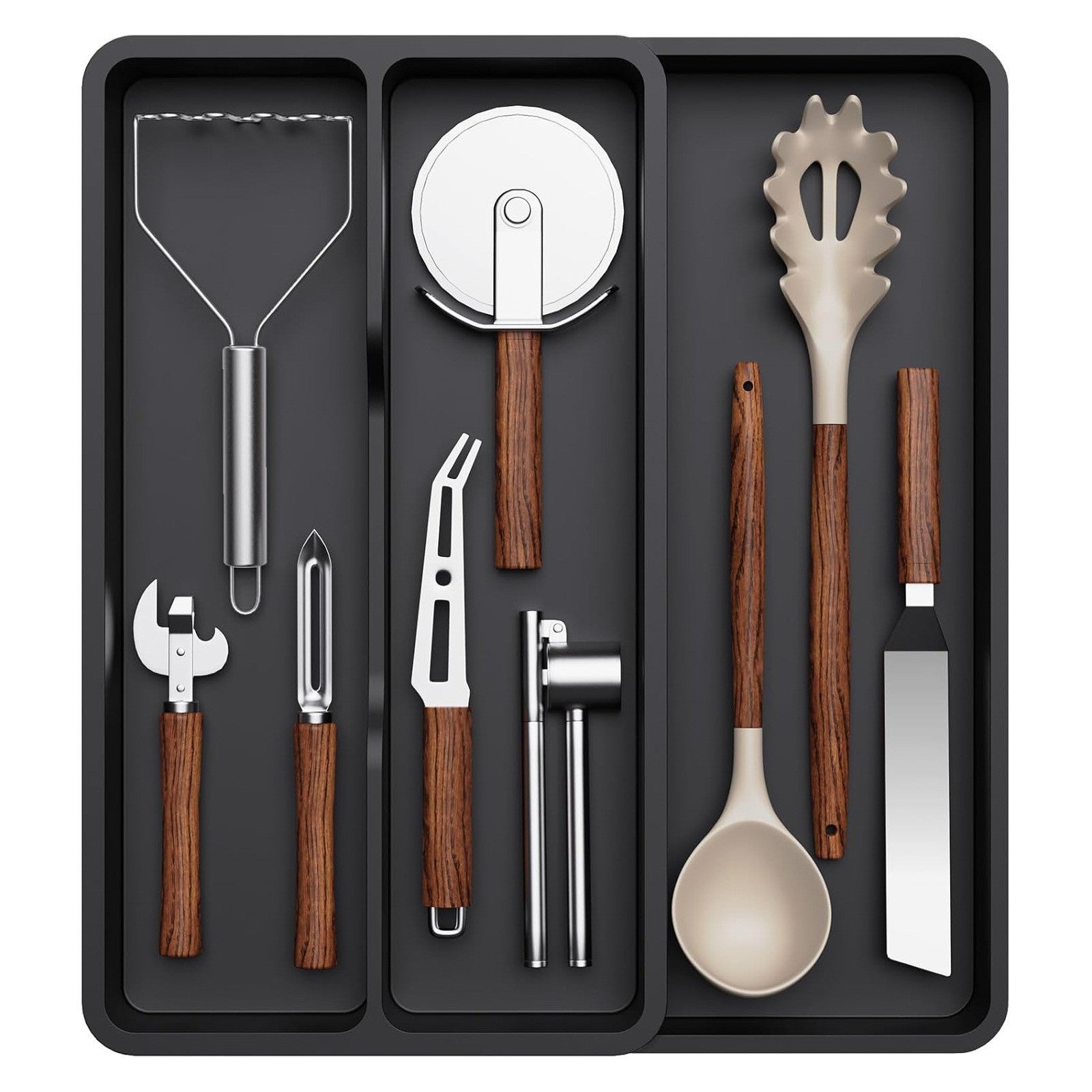Lot De 100 Cuillères En Plastique Noir Réutilisables - Longueur 14 Cm - Lavables Au Lave-vaisselle - Pour Fêtes, Pique-nique, Restauration
