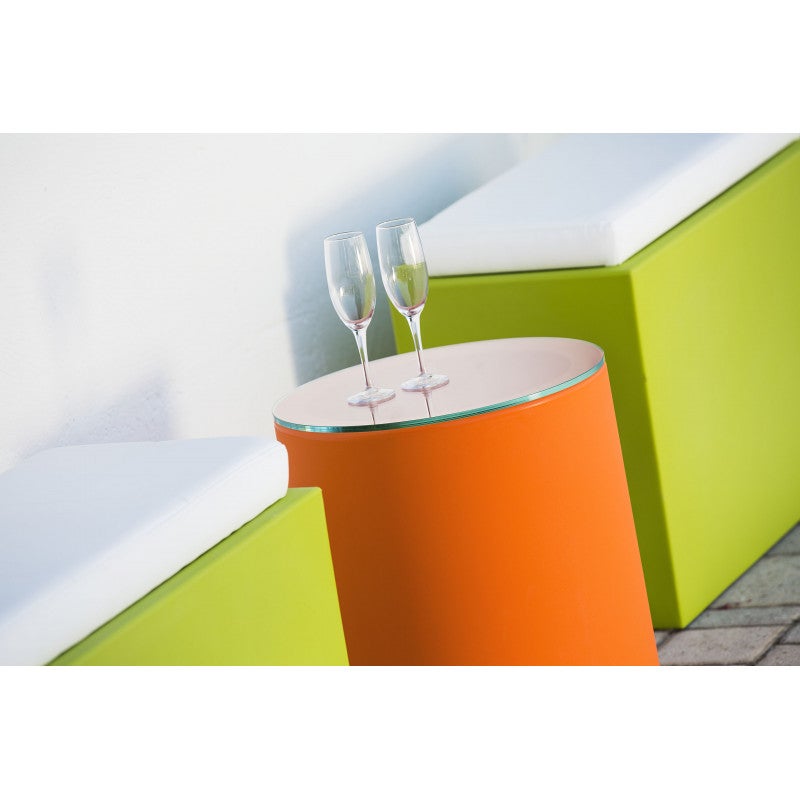 Coffre de rangement Roomy en Résine Rectangulaire 80X35 CM Blanc - 3