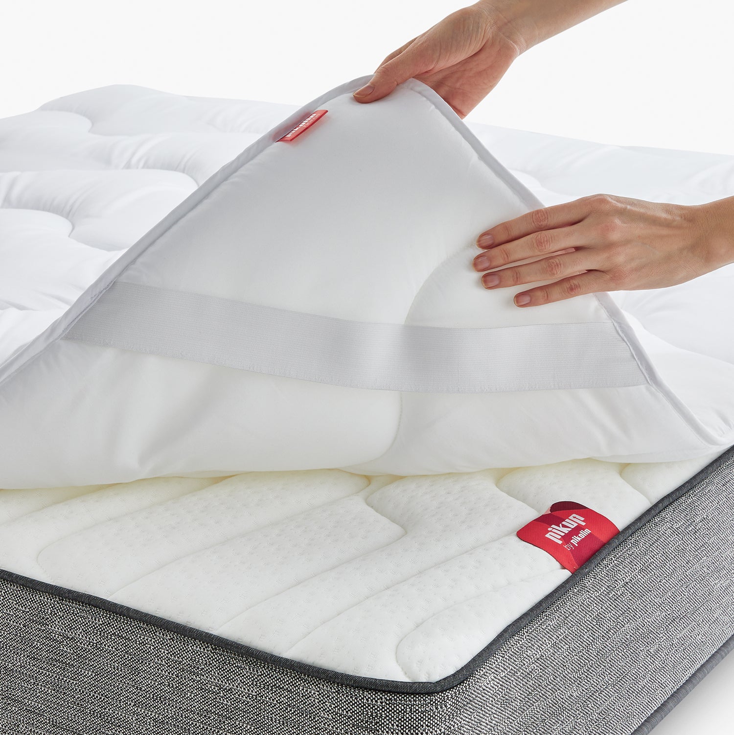 Surmatelas 140x190cm| PIKOLIN HOME| Microfibre| Extra Confort - 5