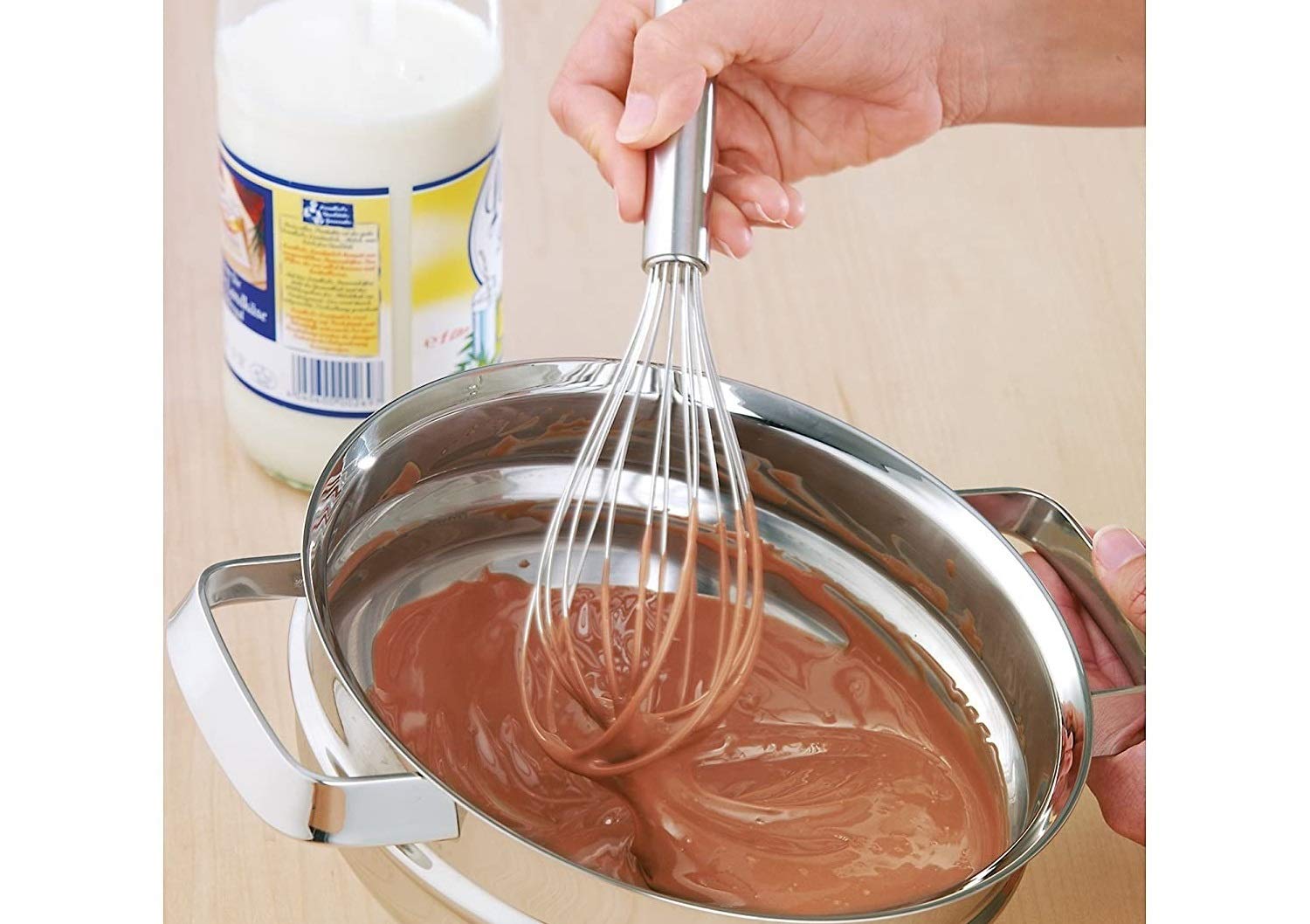 Silit 2142300687 Classic Line-Frusta da Cucina 28 cm, in Acciaio Inox lucidato, Lavabile in lavastoviglie, Cromargan 18/10 - 3