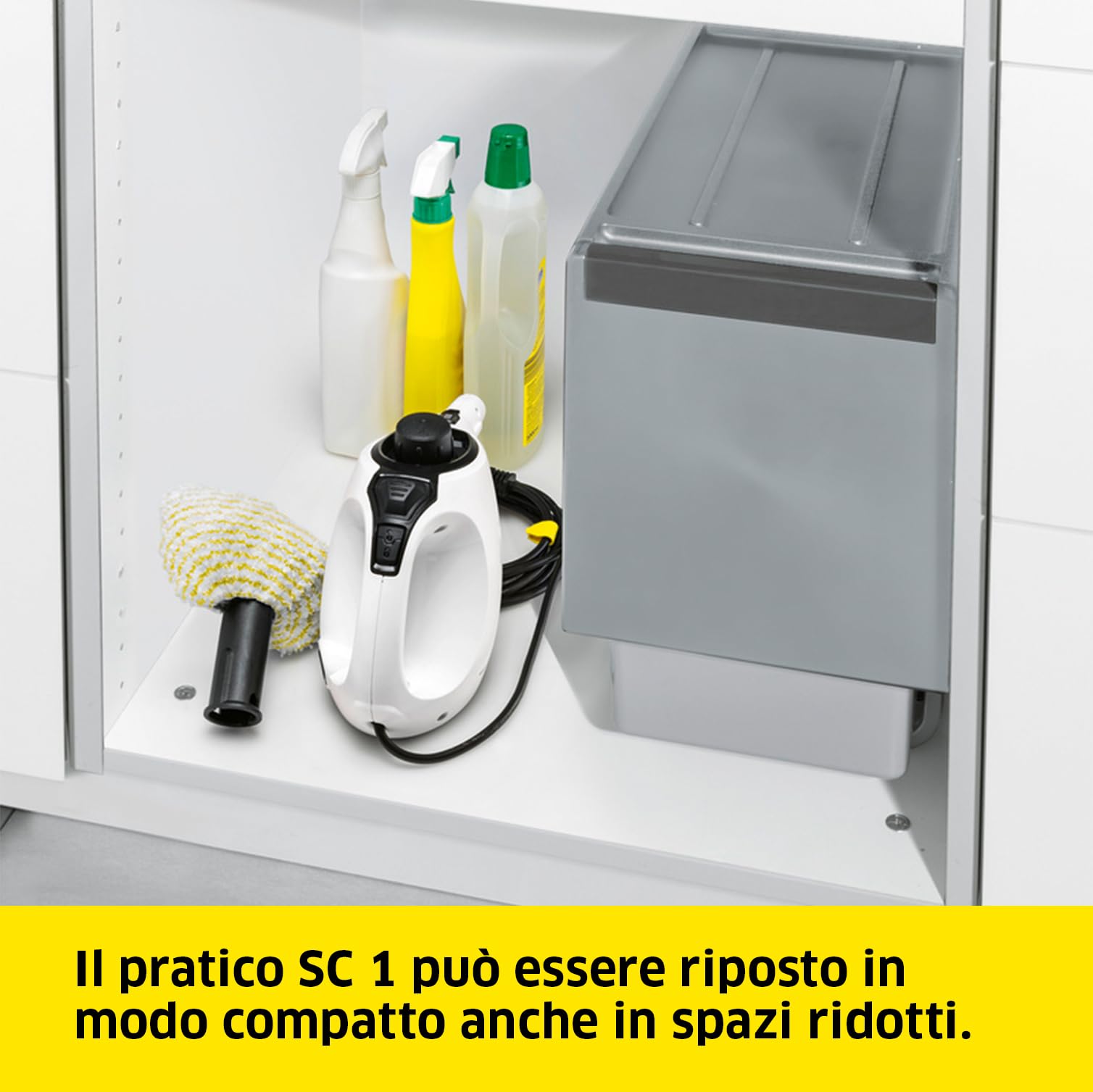Kärcher SC 1 Máquina de limpeza a vapor 1200 W Preto, Branco - 6