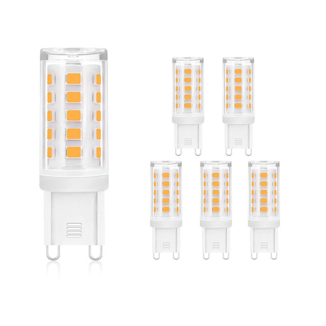NETTLIFE Paquete de 5 G9 Blanco Cálido 3000K 230V Reemplazo 3W para Lámpara Halógena de 28W 30W 40W Base Pequeña Ahorro de Energía No Regulable