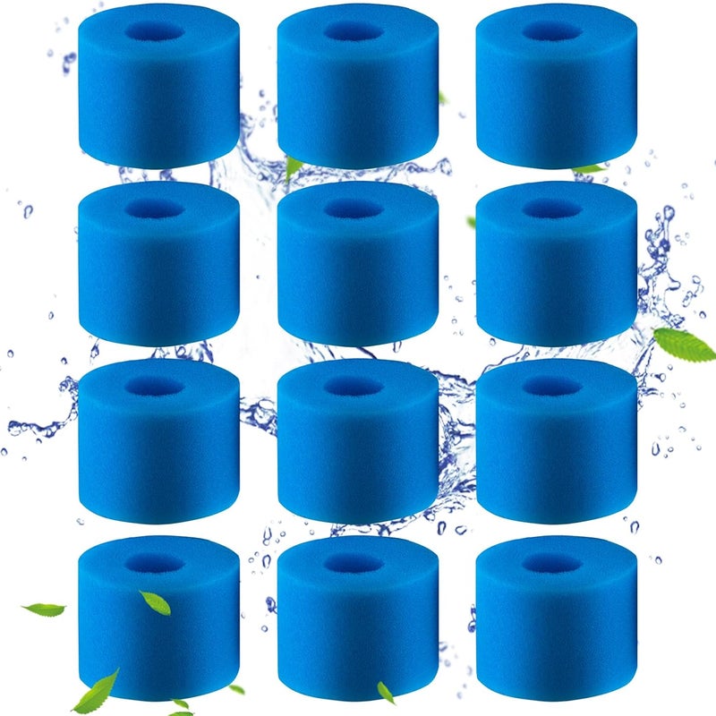 12 filtrów piankowych do basenu Intex S1 – filtry piankowe, gąbki filtrujące S1