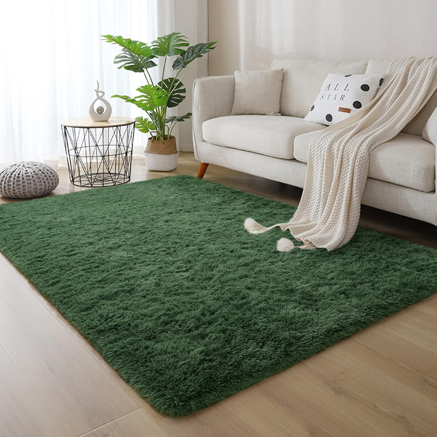 Tapis de chambre doux, adapté aux chambres et aux salons, 80*160 cm, doux et moelleux, antidérapant et lavable en machine, décoration intérieure - 8