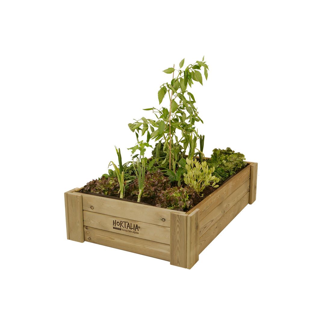 Miejski ogródek warzywny z drewna Box 120x33x30 cm - 4