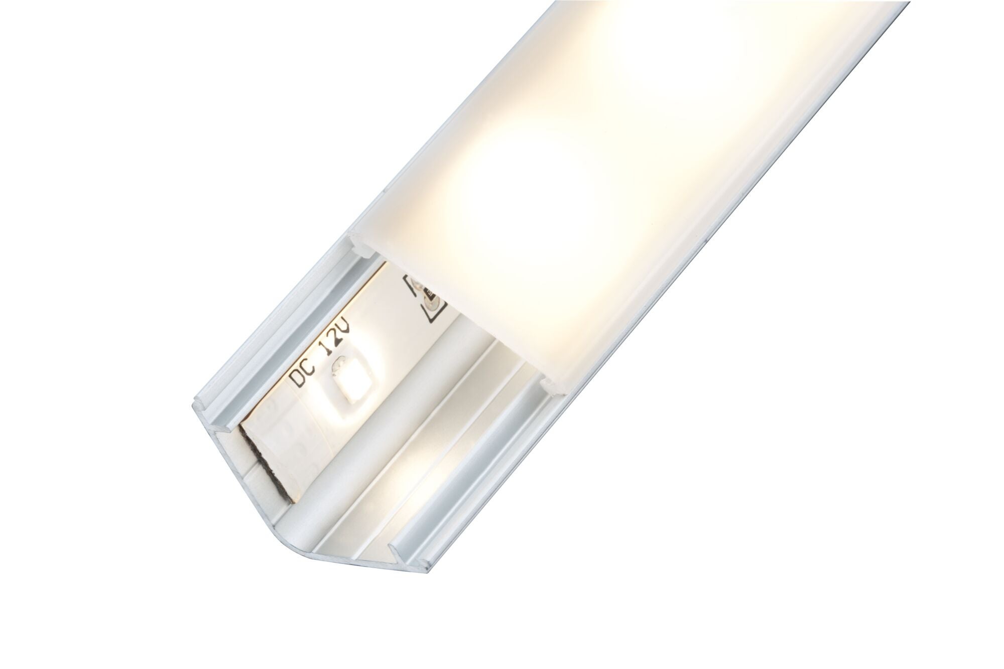 Profilé de strip LED Delta 2m Alu Satiné - 2