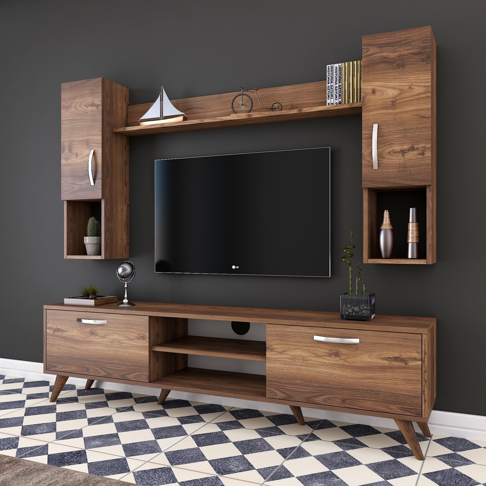 Plaque de bois massif Noyer 4000x1220x18 mm Plaque de bois massif Noyer 4000x1220x18 mm