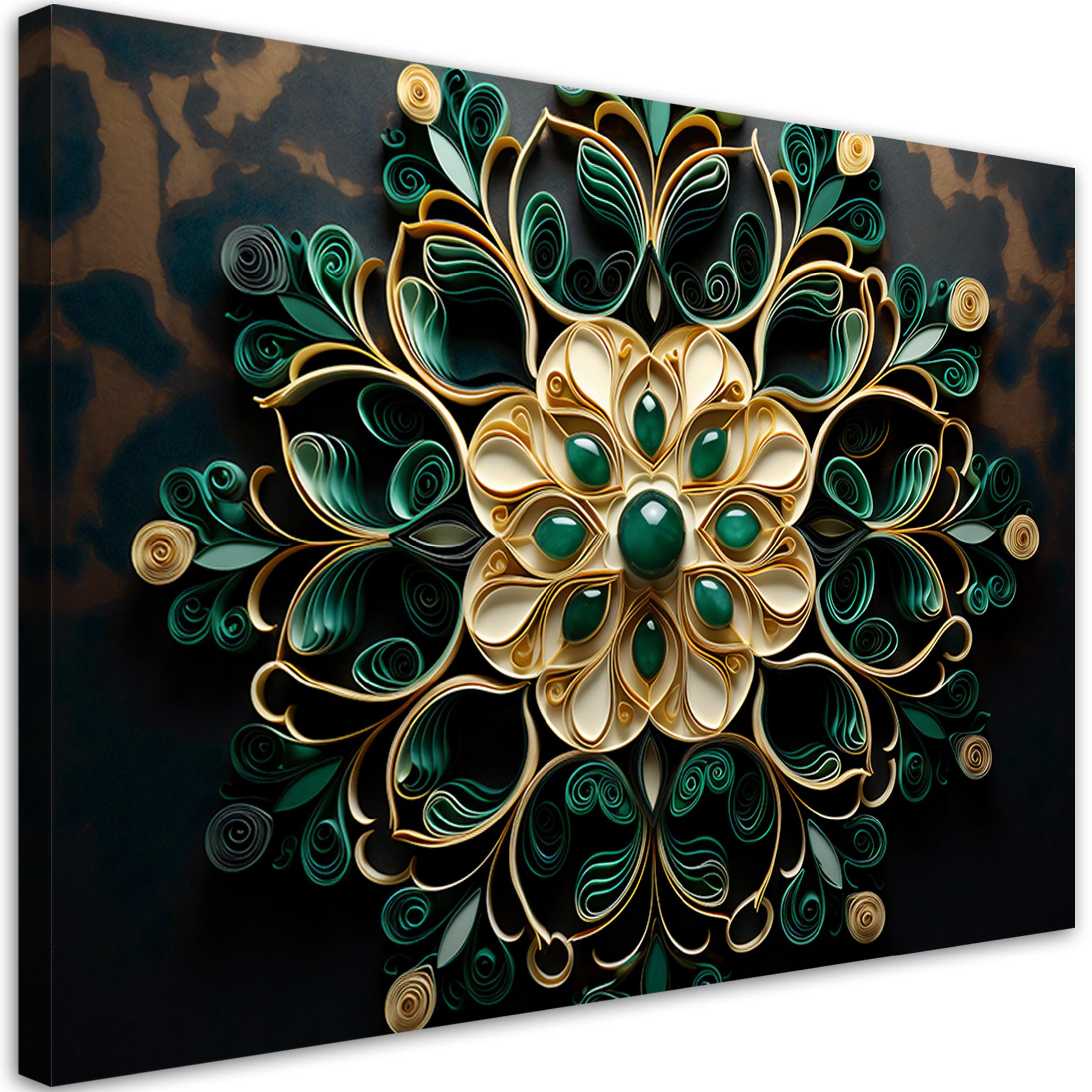 Obraz AI - Abstrakcja diament 100x70