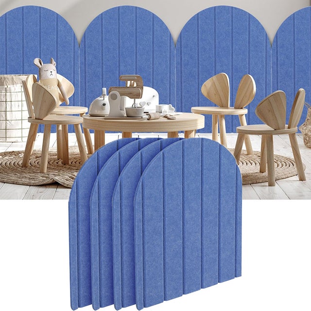 Painéis de parede 3D, pacote de 16 unidades, 32 x 43 x 0,9 cm, feltro para proteção de parede,painel adesivo com isolamento acústico,à prova de choque