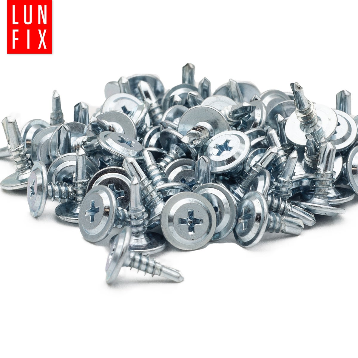 Wkręty do metalu samowiercące z łbem podkładkowym 4,2x16mm 100szt. - 3