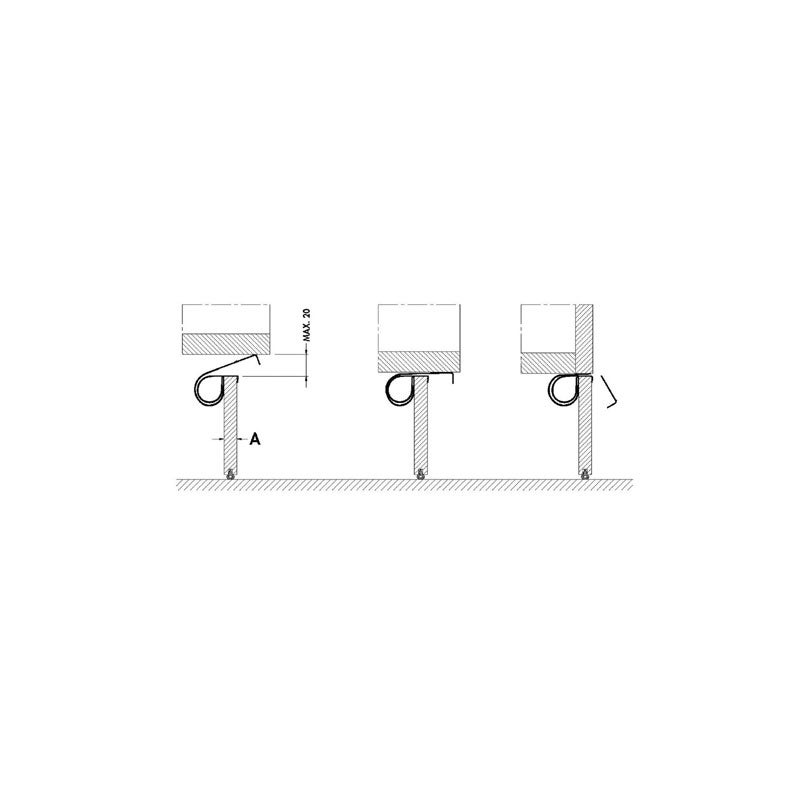 Clips pour plinthe - Décor : Zingué - CAMAR - 3
