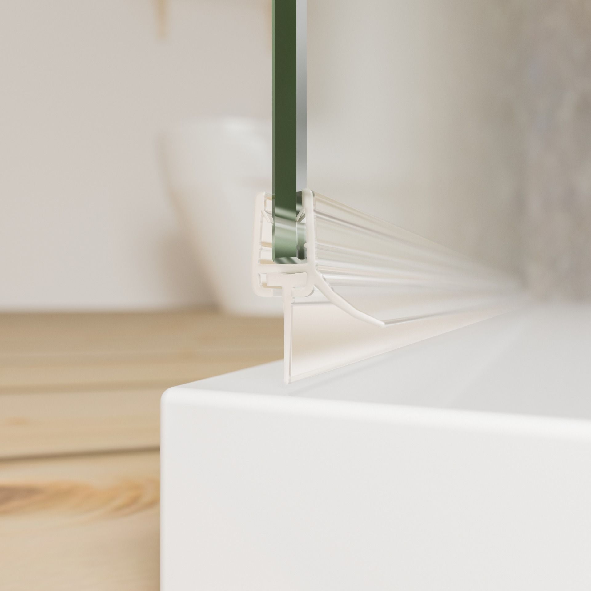 Joint De Douche Universel Navaris 100cm - Neuf - Pour Porte De Douche En Verre