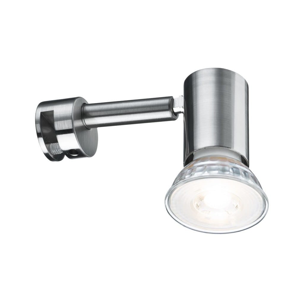 Kinkiet ścienny Simplo srebrny 1xGU10x5.3W wym: 6 x 3 x 10 cm metal IP20 Paulmann