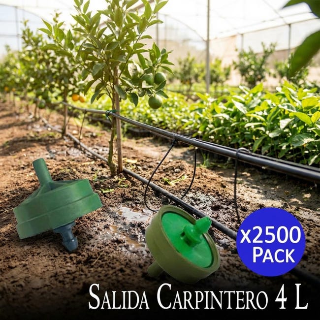 Nimoa 100 Pièces Goutteurs D'Irrigation 8L - Goutte à Goutte Durable Avec Compensation De Pression