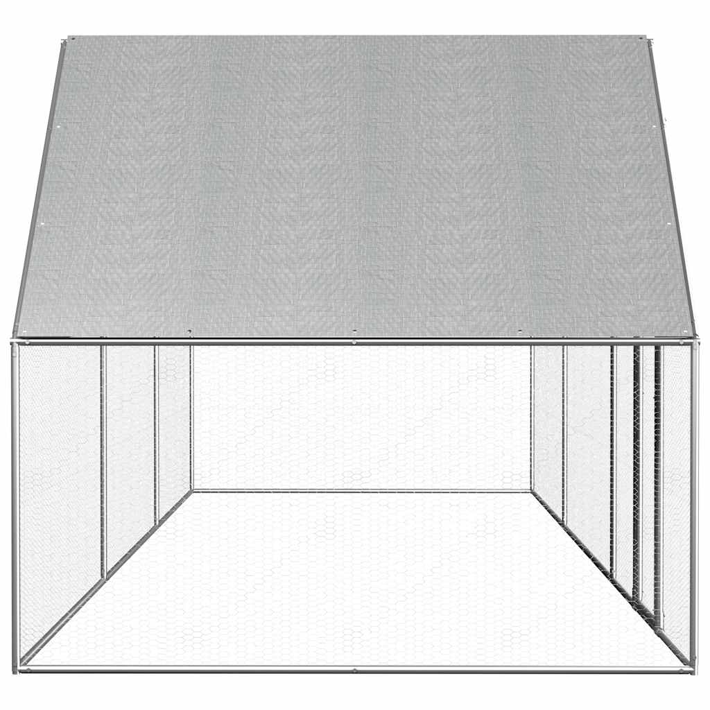 Galinheiro 6 x 2 x 2 m Aço galvanizado - COMFORTXL - 2