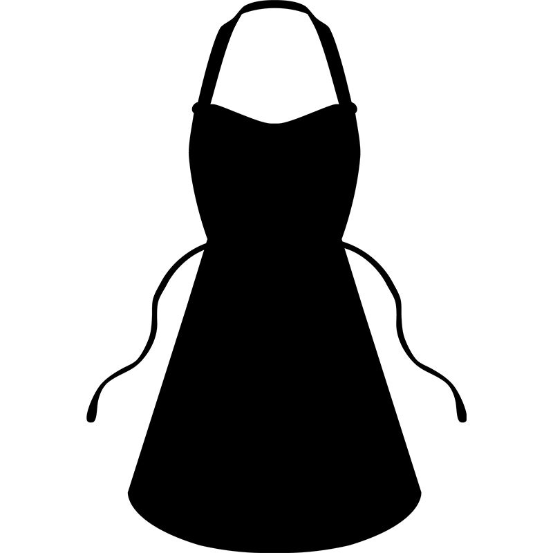 Adesivo ardesia Cook Grembiule - Sticker adesivo - adesivi murali - 125x85cm - 2