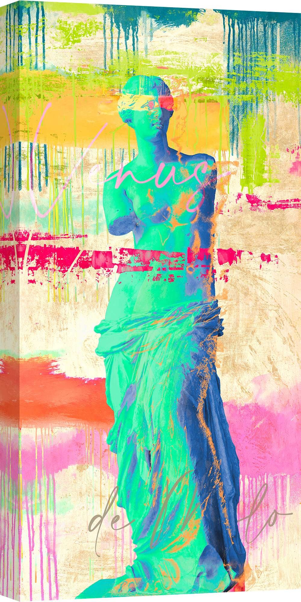 Tableau Mural Pop Art KUSTOM ART - Impression Sur Bois MDF 30x21cm, Doigt D'honneur Version Humoristique, Décoration Salon/chambre/bureau - 6