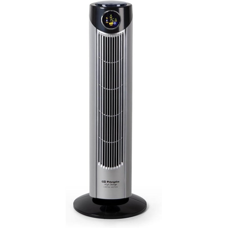 Ventilateur Colonne Orbegozo TW 0800 Noir - 79cm, Minuteur, Aromathérapie, 3 Vitesses, Oscillant
