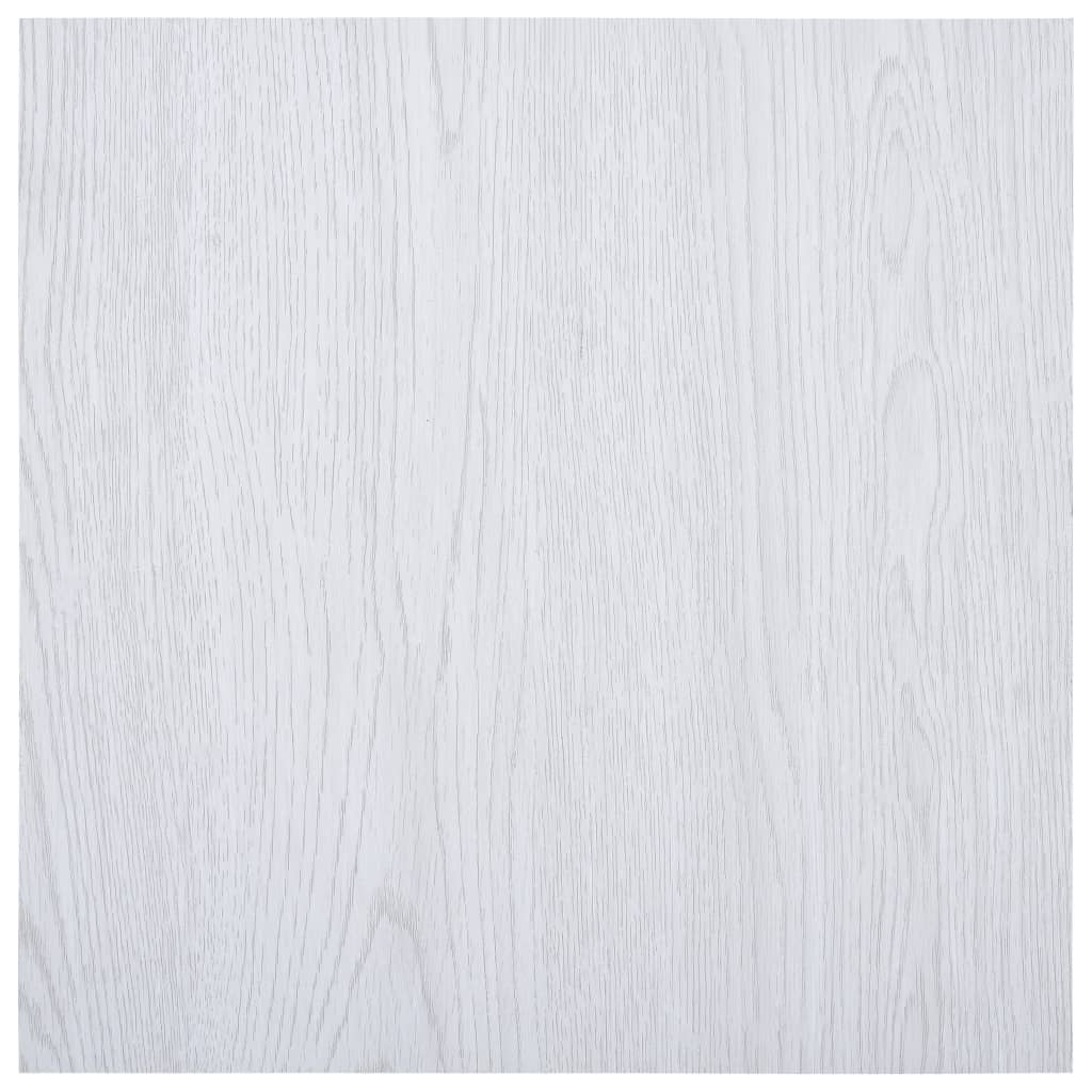Maison exclusive - lamas para suelo autoadhesivas pvc blanco 5,11 m²