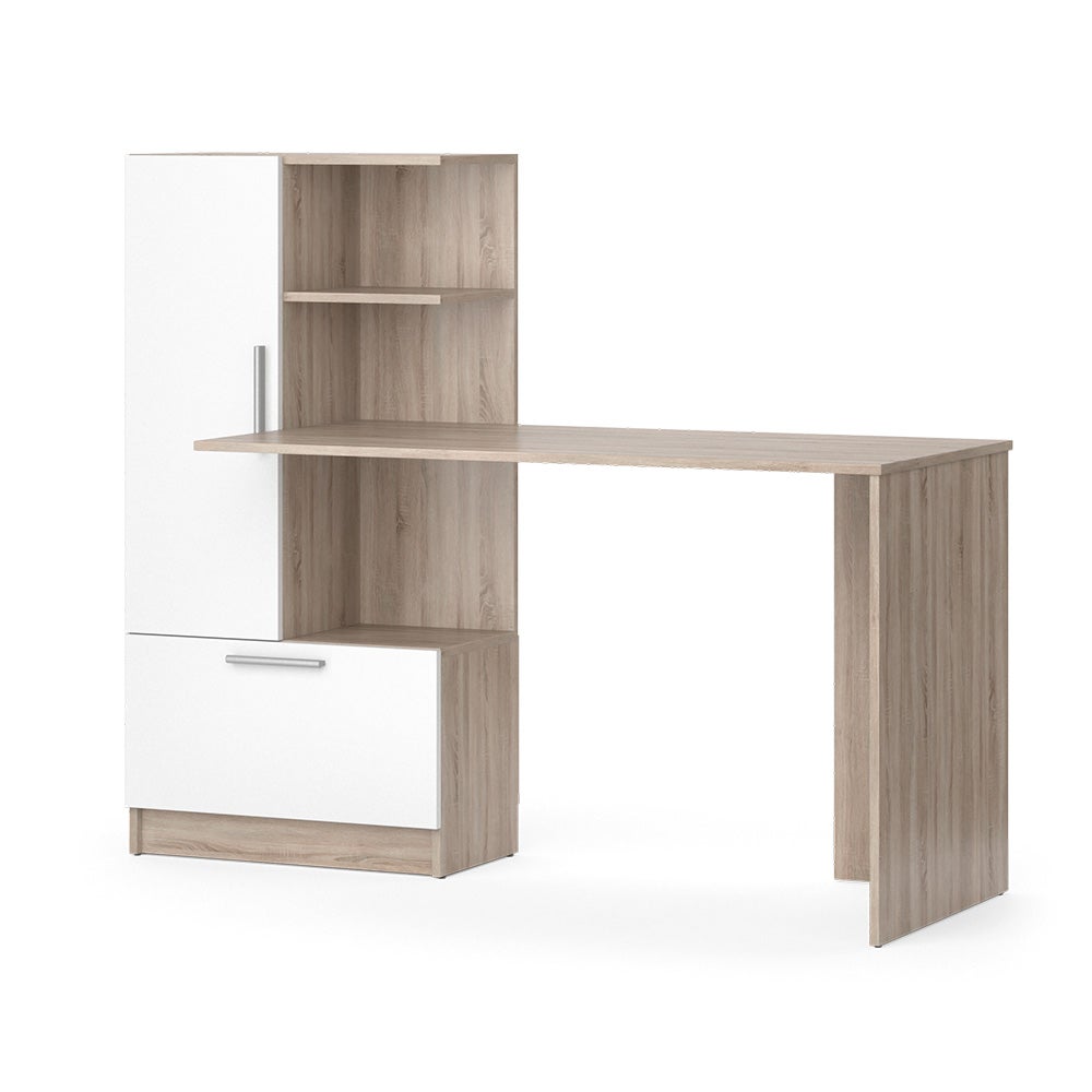 Vicco Biurko Tomy, Sonoma/Biały, 150 x 59.3 cm