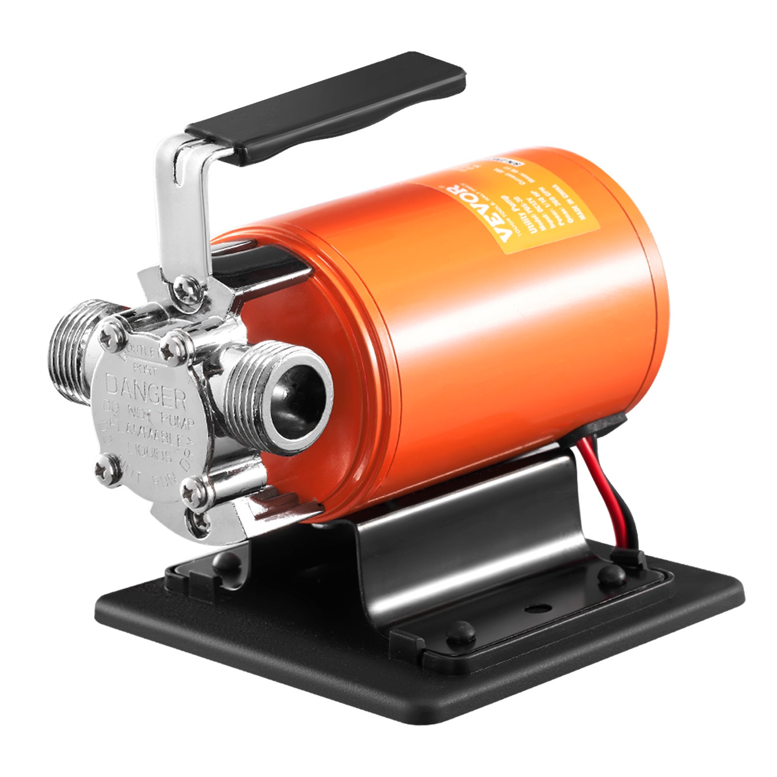 12V 360 GPH 1/10 HP przenośna pompa do transferu wody z wężem 1,8 m VEVOR