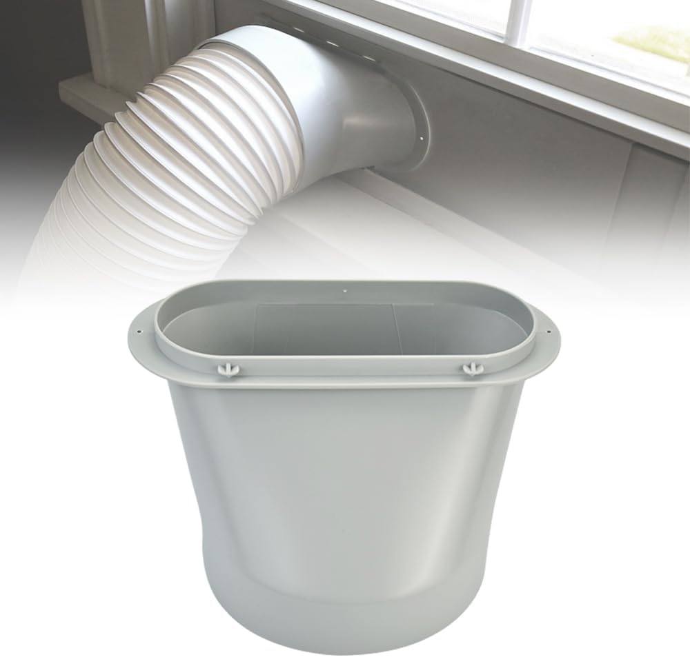 Adapter węża klimatyzatora Adapter okienny klimatyzatora Adapter węża wylotowego klimatyzatora 15 cm Adapter okienny ABS Adapter okienny do klimatyzat